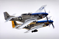 North American P-51 Mustangs