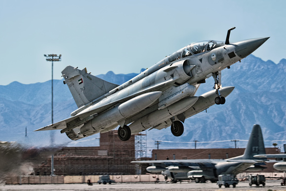"Las Vegas" Nevada "Red Flag" 13-3 Nellis AFB "Air Force" military exercise jet plane attack aircraft aviation plane USAF "Green Flag" Dassault Mirage 2000 Aircraft"United Arab Emirates Air Force" UAE